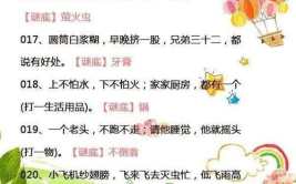 6 7岁儿童谜语,6-7岁儿童谜语精选解析”