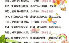 小朋友猜的谜语,趣味盎然，智慧启迪”